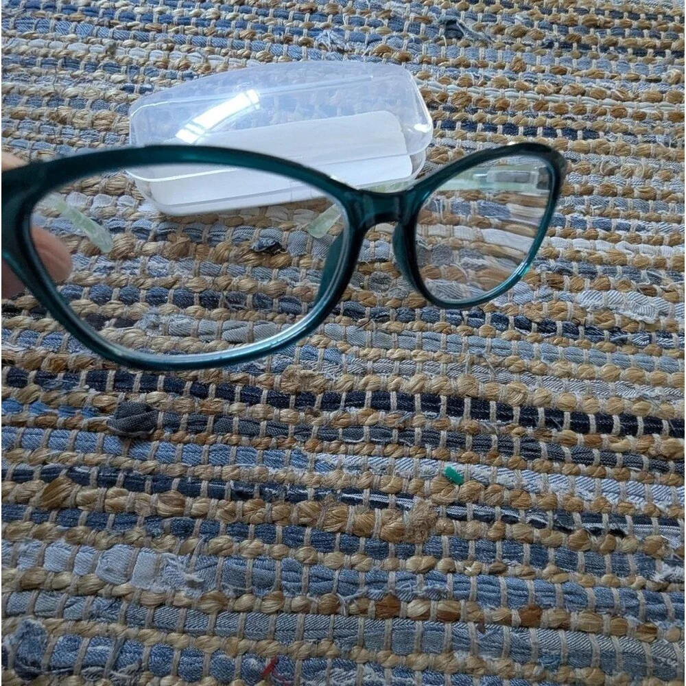 N/A teal cateye